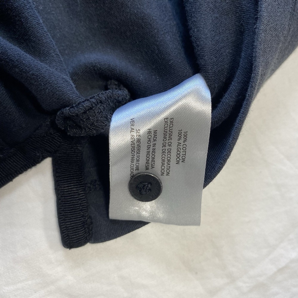 Banana Republic Men's Blue Solid Cotton Knit Short Sleeve Polo, Collared XXL - Picture 4 of 7